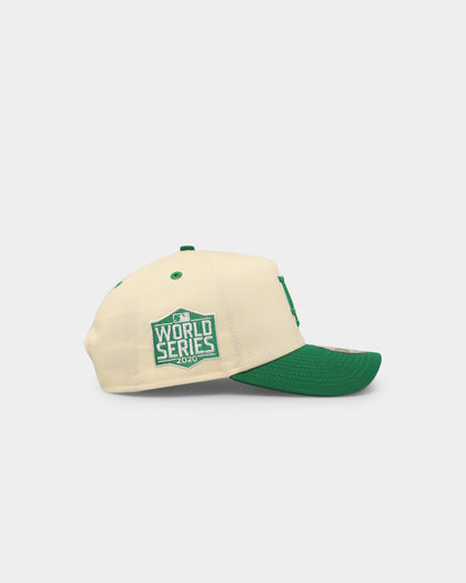New Era Los Angeles Dodgers 'Lucky Green' 9FORTY A-Frame Snapback Chrome White