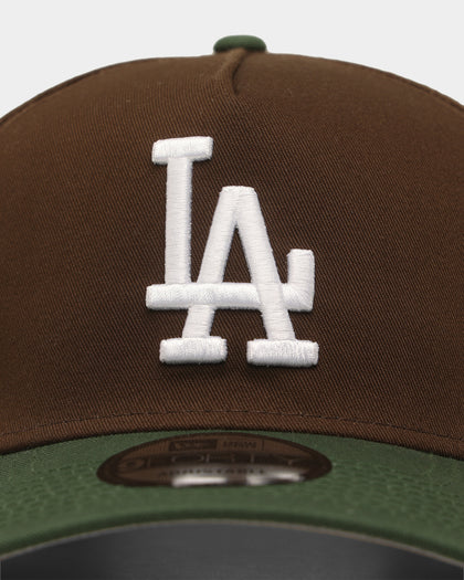 New Era Los Angeles Dodgers 'Beef & Broccoli' 9FORTY A-Frame Snapback Dark Brown