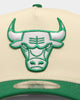 New Era Chicago Bulls 'Lucky Green' 9FORTY A-Frame Snapback Chrome White