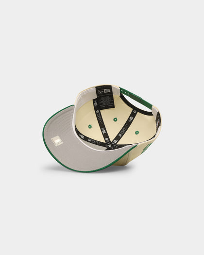 New Era Chicago Bulls 'Lucky Green' 9FORTY A-Frame Snapback Chrome White
