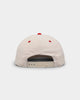 New Era St George Illawara Dragons 'NRL Retro Script Corduroy' Golfer Snapback Chrome White