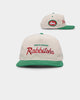 New Era South Sydney Rabbitohs 'NRL Retro Script Corduroy' Golfer Snapback Chrome White