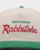 New Era South Sydney Rabbitohs 'NRL Retro Script Corduroy' Golfer Snapback Chrome White