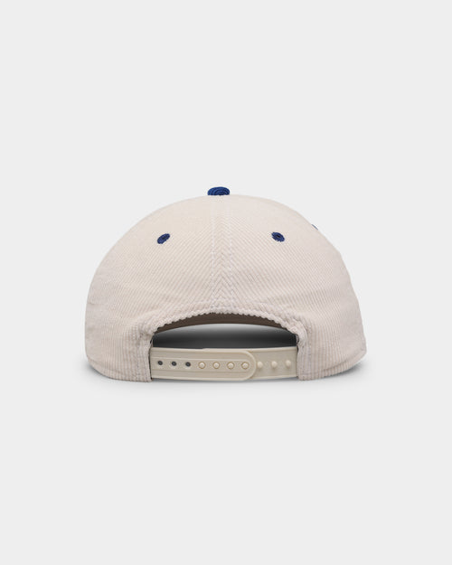 New Era New Zealand Warriors 'NRL Retro Script Corduroy' Golfer Snapback Chrome White