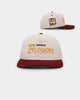 New Era Brisbane Broncos 'NRL Retro Script Corduroy' Golfer Snapback Chrome White