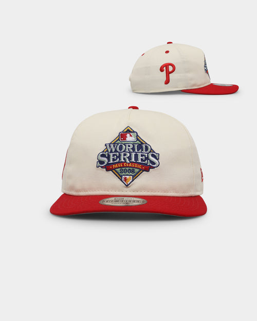 New Era Philadelphia Phillies '2000s World Series Through The Decades' 2008 World Series Golfer Snapback Chrome White