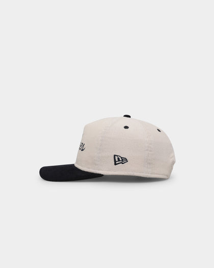 New Era New York Yankees 'Chrome Corduroy Throwback Script' Golfer Snapback Chrome White