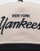New Era New York Yankees 'Chrome Corduroy Throwback Script' Golfer Snapback Chrome White