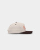 New Era Cleveland Browns 'Chrome Corduroy Throwback Script' Golfer Snapback Chrome White