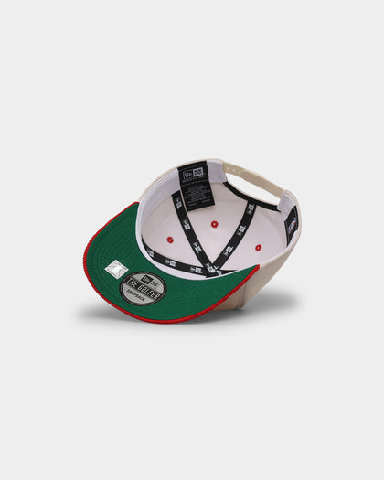 New Era Chicago Bulls 'Chrome Corduroy Throwback Script' Golfer Snapback Chrome White