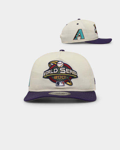 New Era Arizona Diamondbacks '2000s World Series Through The Decades' 2001 World Series Golfer Snapback Chrome White
