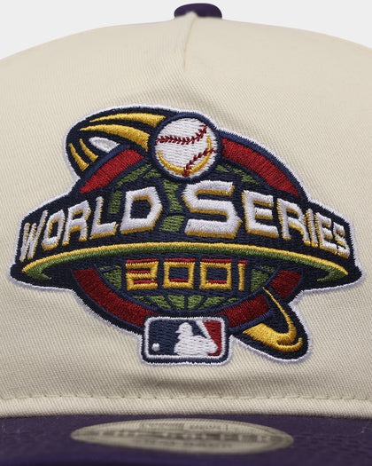 New Era Arizona Diamondbacks '2000s World Series Through The Decades' 2001 World Series Golfer Snapback Chrome White