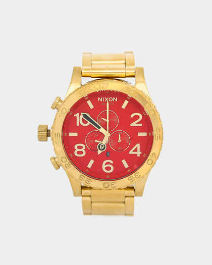 Nixon Men's 51-30 Chrono Gold/Red