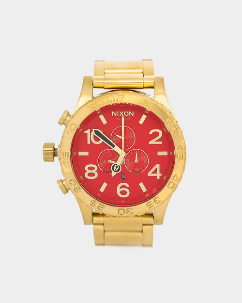 Nixon Men's 51-30 Chrono Gold/Red