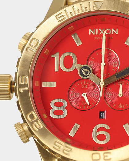 Nixon Men's 51-30 Chrono Gold/Red