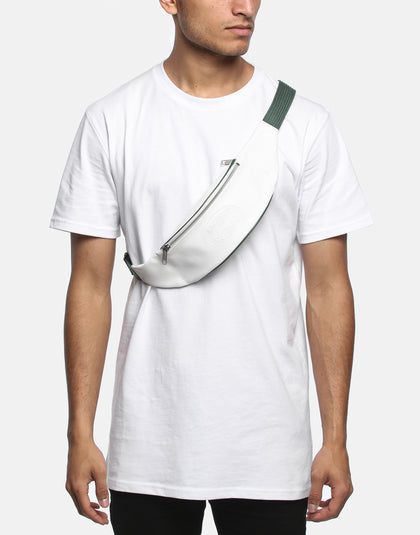 LACOSTE 1933 WAISTBAG WHITE/GREEN