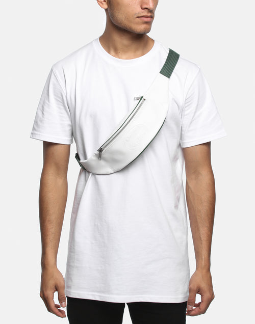 LACOSTE 1933 WAISTBAG WHITE/GREEN