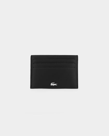 Lacoste FG Leather Card Holder Black