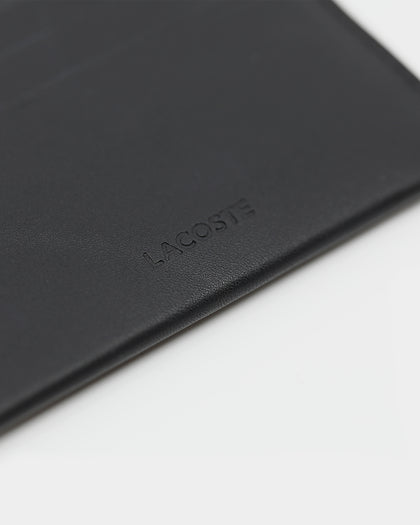 Lacoste FG Leather Card Holder Black