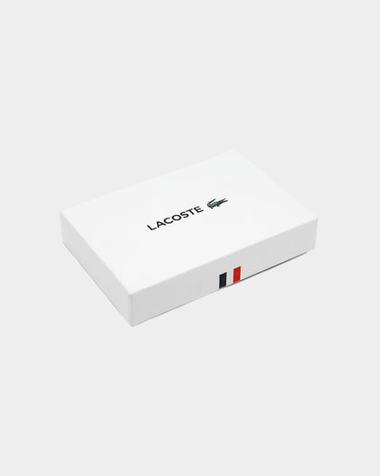 Lacoste FG Leather Card Holder Black