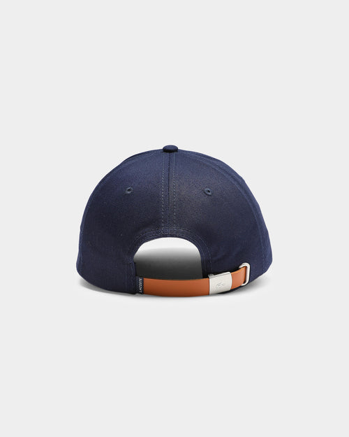 Lacoste Centre Croc Cotton Cap Navy/Blue