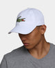 Lacoste Big Croc Cotton Cap White
