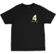 4HUNNID Check Short Sleeve T-Shirt Black