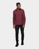 Carhartt Preston L/S Shirt Navy/Burgundy