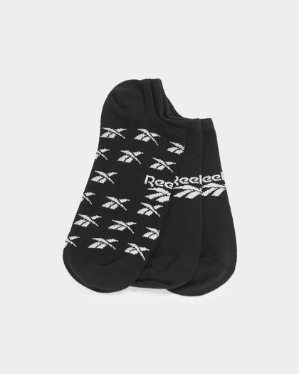 Reebok Men's No Show Sock 3 Pack Black