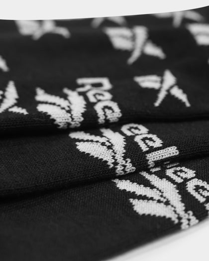 Reebok Men's No Show Sock 3 Pack Black