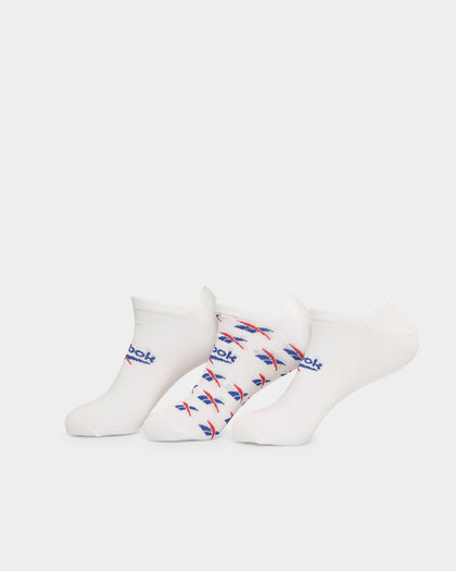 Reebok Men's No Show Sock 3 Pack White