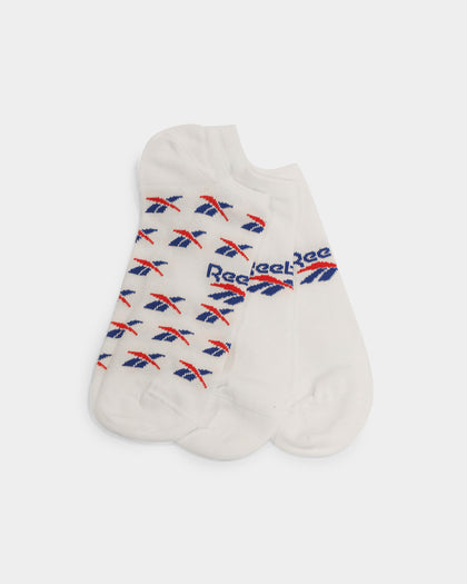 Reebok Men's No Show Sock 3 Pack White