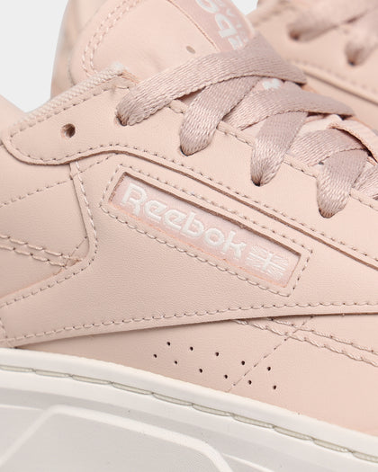 Reebok Women's Club C Double Geo Soft Ecru/Soft Ecru/Chalk