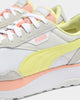 Puma Women's Cruise Rider RD White/Peach/Yellow