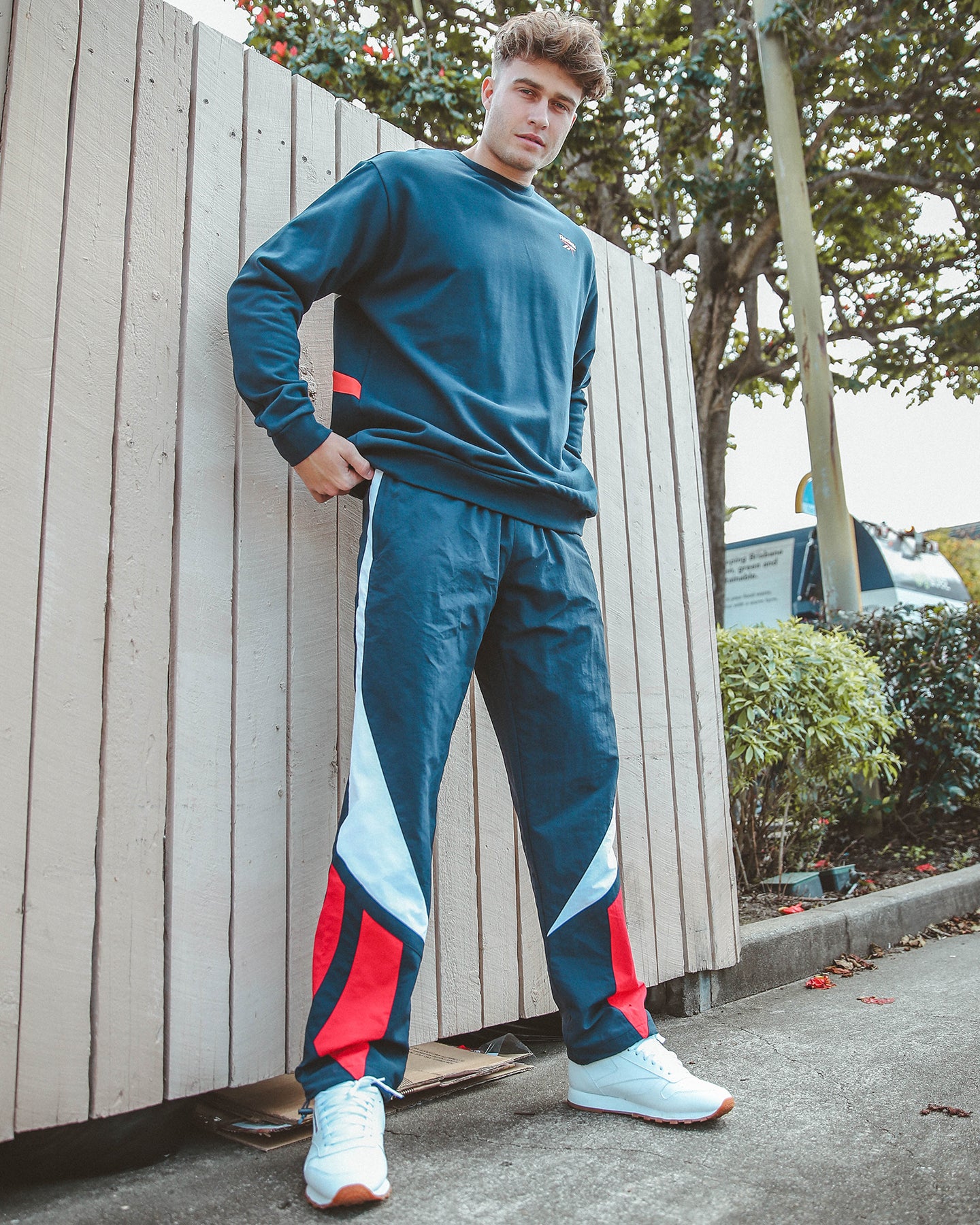 Reebok Classic Twin Vector Track Pants Vector Navy | Culture Kings US