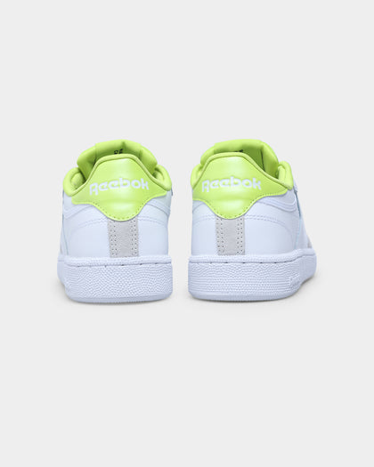 Reebok Women's Club C 85 C Cloud White/Acid Yellow