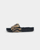 Puma Women's Leadcat YLM Safari Fluff Slides Puma Black-Puma Team Gold