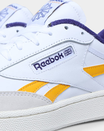 Reebok Club C Revenge White / Collegiate Gold / Bold Purple