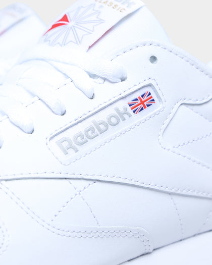 Reebok Classic Leather White/Pure Grey 3/Red