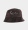 Karl Kani Signature Bucket Hat Dark Brown