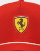 Puma X Ferrari Motorsports Race Trucker Snapback Cap Rosso Corsa