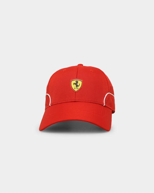 PUMA X Ferrari Motorsports Race Strapback Baseball Cap Rosso Corsa