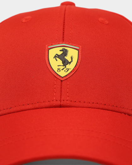 PUMA X Ferrari Motorsports Race Strapback Baseball Cap Rosso Corsa