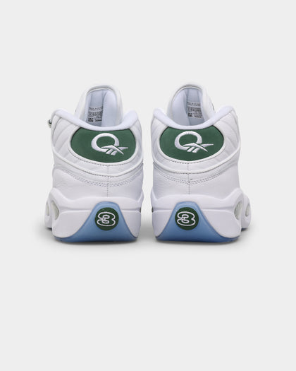 Reebok Question Mid "Green Toe" Ftwr White/Pine Green