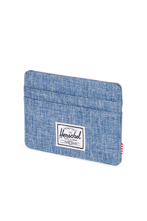 Charlie Crosshatch Wallet Indigo