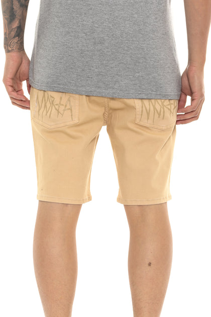 SM Thrashed Short Beige