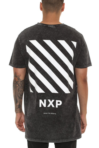 Nena and Pasadena the Fight Tall Tee Acid Black