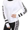 Dead Sports Crop Long Sleeve White