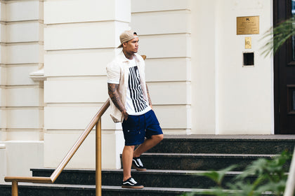 Saint Morta Martyr Linen Short Sleeve Button Up Off White