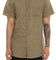 Saint Morta Martyr Linen Short Sleeve Button Up Pale Green